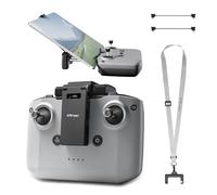 FPVtosky Support de tablette démontable pour DJI Mini 5/4/3 Pro/Mini 4K/2 SE/Neo 2/Flip, support de montage pliable pour iPad de 7-12 pouces, comprend un collier et 2 câbles pour DJI RC-N1/N2/N3