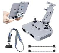 FPVtosky Support de Tablette Pliable pour DJI Lito 1/Mini 5 Pro/Neo 2/Flip/Air 3S/Mini 3/4 Pro/4K, 7-12 Pouces - Support iPad Pliable avec lanière et 2 câbles de données, RC-N3/N1 Accessoires