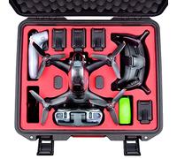 FPVtosky Valise Professionnelle pour DJI FPV - Mallette de Transport pour DJI FPV Fly More Combo - Peut Contenir 5 Batterie, 2 Jeux D'hélices [Drones et Accessoires Non Inclus]