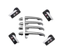 FPWPDGDZK Lot de 8 poignées de porte pour Kia Rondo 2007-2011 (pour Carens) 2007 2008 2009 2010 2011 FR:82660-1D020 FL:82650-1D000 8 pcs Poignée de porte extérieure et intérieure de voiture Poignées