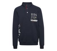 FQ1924 Sweat-shirt 'william' bleu foncé / rouge / blanc, Taille XXL