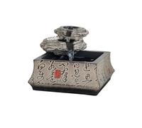 FQCXCKJ Fontaine de Bureau, Ornements d'eau Courante de Bureau, Salon, Bureau, Zen, décoratif, Eau recyclée, Paysage, fontaines de Table