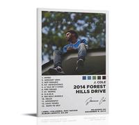 FQHTCUXPC Poster 2014 Forest Hills Drive by J sur toile, peinture à l'huile sur toile, poster à suspendre, décoration murale, décoration murale, affiche encadrée 60 x 90 cm