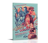 FQHTCUXPC Poster Baby Driver sur toile, peinture à l'huile, poster d'art sur toile, décoration d'intérieur, décoration murale, style cadre, 40 x 60 cm