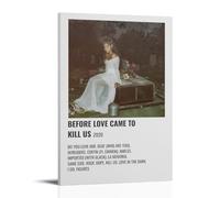 FQHTCUXPC Poster « Before Love Came to Kill Us » de Jessie Reyez sur toile, peinture à l'huile sur toile, poster d'art à suspendre, décoration murale, style cadre 20 x 30 cm