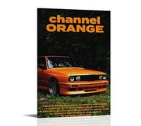FQHTCUXPC Poster Frank Ocean Channel orange sur toile, peinture à l'huile sur toile, affiche d'art à suspendre pour la maison, bar, décoration murale, affiche encadrée 30 x 45 cm