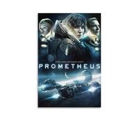 FQHTCUXPC Prometheus 2012 Poster de film sur toile Peinture à l'huile sur toile Art Décoration murale d'intérieur 50 x 75 cm