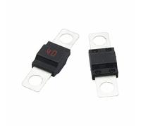FQJYXWEWL 2 pièces Ans Trompette Fourche Bouchon fusible 30A 40A 50A 60A 70A 80A 100A 125A 150A 200A Boulon Fixe Film d'assurance(50A)