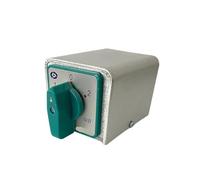 FQJYXWEWL Commutateur Rotatif à cames Manuel HZ5-20/4 M08BF, 20 A, 4 KW, 4 pôles, 3 Positions, avec boîtier de Protection en Fer