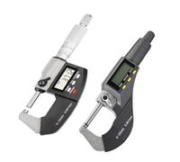 FQJYXWEWL Ensemble d'outils micromètre extérieur numérique 0-25 mm 0,001 mm avec écran LCD Extra Large(Micrometer Head)