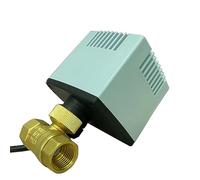FQJYXWEWL Vanne à Boisseau sphérique électrique en Laiton AC 220 V DC 12 V 24 V, électrovanne à 2 Voies et 3 Fils avec actionneur DN15/20/25/32/40/50(220v-3 Way,DN20)