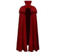 FQLGJMY Hommes et Femmes Médiéval Manteau Renaissance Sorcier Gothique Cap Grim Moissonneur Costume Cosplay Halloween