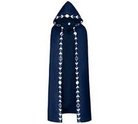 FQLGJMY Hommes et Femmes Médiéval Manteau Renaissance Sorcier Gothique Cap Grim Moissonneur Costume Cosplay Halloween