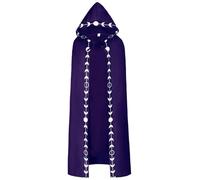 FQLGJMY Hommes et Femmes Médiéval Manteau Renaissance Sorcier Gothique Cap Grim Moissonneur Costume Cosplay Halloween