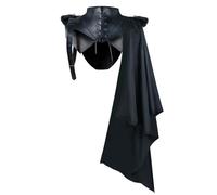 FQLGJMY Hommes et Femmes Médiéval Manteau Renaissance Sorcier Gothique Cap Grim Moissonneur Costume Cosplay Halloween