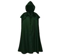 FQLGJMY Hommes et Femmes Médiéval Manteau Renaissance Sorcier Gothique Cap Grim Moissonneur Costume Cosplay Halloween