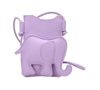 FQLGJMY Sac bandoulière en forme d'éléphant, joli mini sac à épaule en cuir PU pour femmes, parfait pour les courses et les anniversaires
