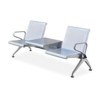 FQMYLTYN Chaise de Réception de Bureau, Chaise de Salle D'attente avec Table, Banc de Réception D'aéroport avec Dossiers et Accoudoirs, pour Hall D'entrée, Hôpital, Banque, Salon, École