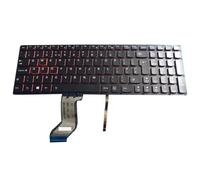 fqparts Clavier d'ordinateur Portable pour for Lenovo for Ideapad Y700-17ISK Noir UK Edition