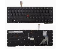 fqparts Clavier d'ordinateur Portable pour for Lenovo for ThinkPad X1 Carbon 2nd Gen Noir UK Edition Year 2014