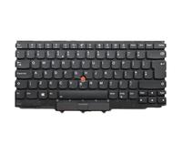 fqparts Clavier d'ordinateur Portable pour for Lenovo for ThinkPad X1 Yoga 3rd Noir UK Edition Year 2018