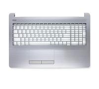 fqparts La Coque Coquille Autour du Clavier C Coquille & Pavé Tactile pour HP 15-BS 15-bs000 15-bs100 15-bs200 15-bs500 15-bs600 15-bs700 Argent Petite Touche Entrée