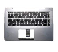 fqparts Replacement Clavier d'ordinateur Portable & La Coque Coquille Autour du Clavier C Coquille C Shell pour for Lenovo U31 U31-35 U31-70 U31-80 Argent États-Unis Version