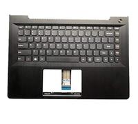 fqparts Replacement Clavier d'ordinateur Portable & La Coque Coquille Autour du Clavier C Coquille C Shell pour for Lenovo U31 U31-35 U31-70 U31-80 Noir États-Unis Version