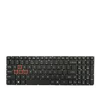 fqparts Replacement Clavier d'ordinateur Portable pour for Acer for Nitro AN515-42 Noir États-Unis Version