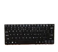 fqparts Replacement Clavier d'ordinateur Portable pour for Acer for One Z1402 Colour Noir Without Frame UK Royaume-Uni Version