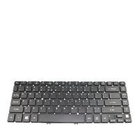 fqparts Replacement Clavier d'ordinateur Portable pour for Acer for TravelMate Spin B118-G2-R B118-G2-RN Noir États-Unis Version