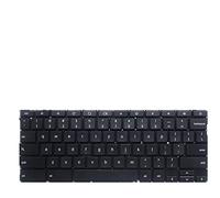 fqparts Replacement Clavier d'ordinateur Portable pour for ASUS for ChromeBook 14 C424MA Couleur Noir États-Unis Version