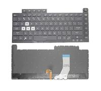 fqparts Replacement Clavier d'ordinateur Portable pour for ASUS for ROG Strix G15 G512LI G512LU G512LV G512LW G512LWS Colour Noir États-Unis Version
