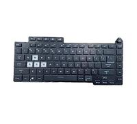 fqparts Replacement Clavier d'ordinateur Portable pour for ASUS for ROG Strix Scar 15 G532LV G532LW G532LWS Colour Noir États-Unis Version Year 2021