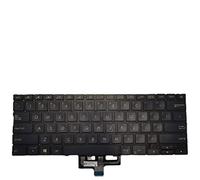 fqparts Replacement Clavier d'ordinateur Portable pour for ASUS for ZenBook 14 UX433FA UX433FAC UX433FLC UX433FN Couleur Noir États-Unis Version