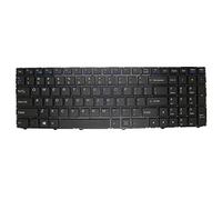 fqparts Replacement Clavier d'ordinateur Portable pour for CLEVO Noir États-Unis Version 6-80-W33A0-010-1 CVM14C23US-43