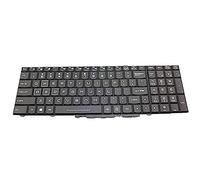 fqparts Replacement Clavier d'ordinateur Portable pour for CLEVO P870DM P870DM-G Noir Without Backlight États-Unis Version