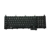 fqparts Replacement Clavier d'ordinateur Portable pour for Dell Alienware M17x M17x R3 États-Unis Version Noir