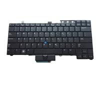 fqparts Replacement Clavier d'ordinateur Portable pour for Dell États-Unis Version Noir V082025BS1 0WX4JF V082025AS1 A124 0WX4JF NSK-DB301 OWX43F NSK-DB101 OUK717