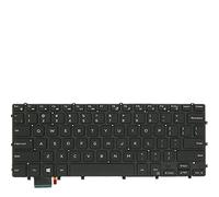 fqparts Replacement Clavier d'ordinateur Portable pour for Dell Precision 15 5520 États-Unis Version Couleur Noir