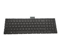 fqparts Replacement Clavier d'ordinateur Portable pour for HP 15q-ds0000 15q-ds0010tu (4TT19PA) 15q-ds1000 Noir Noir Disposition en Anglais américain