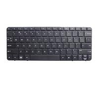 fqparts Replacement Clavier d'ordinateur Portable pour for HP Compaq Mini CQ10-500 Noir Noir Disposition en Anglais américain