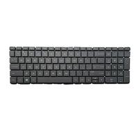fqparts Replacement Clavier d'ordinateur Portable pour for HP Pavilion 15-p000 15-p100 15-p200 15-p200 (Touch) 15-p300 Noir Noir Disposition en Anglais américain