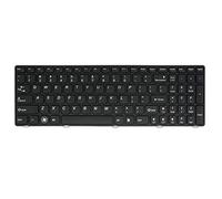 fqparts Replacement Clavier d'ordinateur Portable pour for Lenovo Ideapad Essential G570 Noir États-Unis Versiont