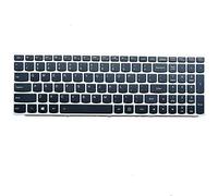 fqparts Replacement Clavier d'ordinateur Portable pour for Lenovo pour IDEAPAD 300-15IBR 300-15ISK 300-17ISK Argent sans rétroéclairage États-Unis Version