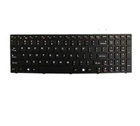 fqparts Replacement Clavier d'ordinateur Portable pour for Lenovo pour Ideapad G580 G580A G585 Noir États-Unis Version