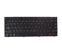 fqparts Replacement Clavier d'ordinateur Portable pour for Lenovo pour Ideapad Y700-14ISK Noir États-Unis Version