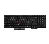 fqparts Replacement Clavier d'ordinateur Portable pour for Lenovo pour Thinkpad Edge E540 Edge E545 Noir États-Unis Version