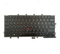 fqparts Replacement Clavier d'ordinateur Portable pour for Lenovo pour Thinkpad X280 Noir États-Unis Version
