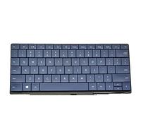 fqparts Replacement Clavier d'ordinateur Portable pour for Microsoft for Surface PRO3 PRO4 Bleu États-Unis Version